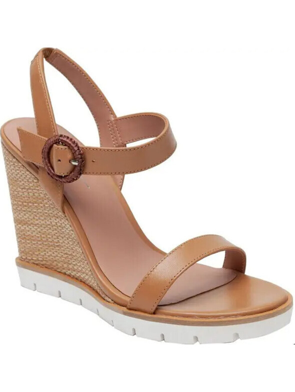 Linea Paolo Emely-L Desert Nappa Leather Wedge Sandals Women’s Size 11M